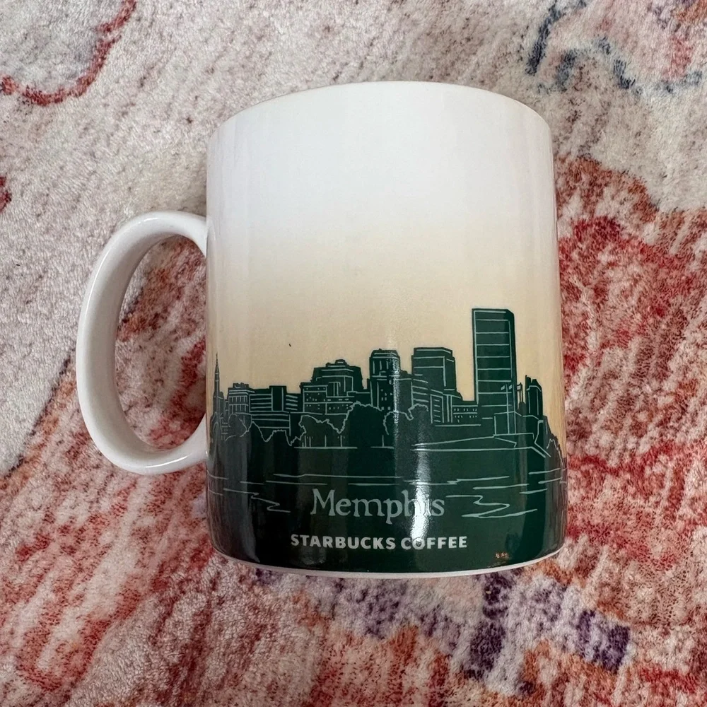 Memphis Tennessee Global Icon Starbucks Coffee Collector Mug 2011 **chip on rim*